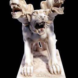 Cerberus greek alabaster statue 3