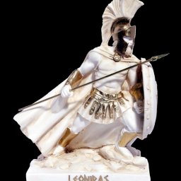 Leonidas Statue, King Of Sparta, Large Alabaster Sculpture 1