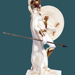 Leonidas king of the Sparta alabaster statue 2