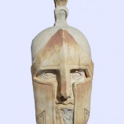 Leonidas large plaster greek mask 1