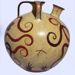 Minoan Greek false - neck amphora with an octopus 2