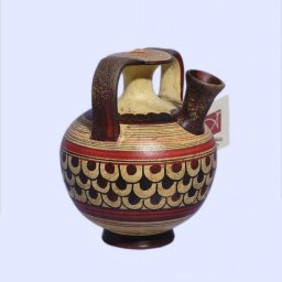 Late Minoan small stirrup jar with geometric decoration 2