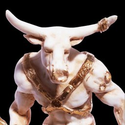 Minotaur greek alabaster statue 4