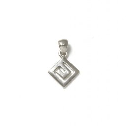 Small greek key design pendant the symbol of eternity 1