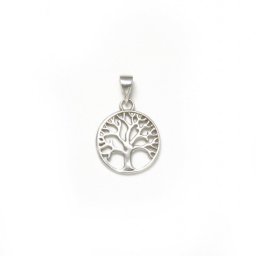 Tree of life large greek silver pendant 1