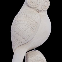 Owl plaster statue, the symbol of wisdom (No.2) 1