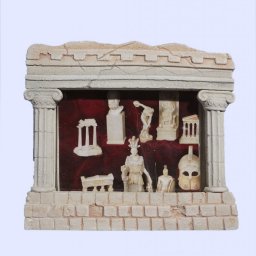 Greek picture frame with Ionic columns 1