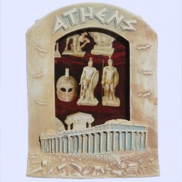 Medium Greek picture frame with Parthenon Athens 1