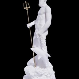 POSEIDON THE GREEK GOD OF THE SEA ALABASTER STATUE 2