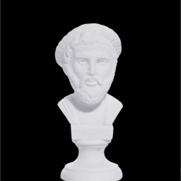 Pythagoras alabaster bust statue 1