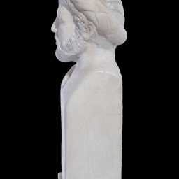 Pythagoras greek plaster bust status 2