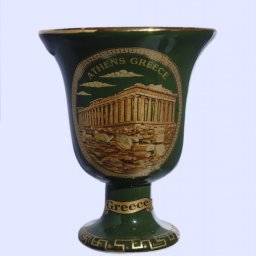 Pythagoras porcelain cup with Acropolis 24Kt gold 1