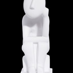 Thinker greek cycladic art statue 1