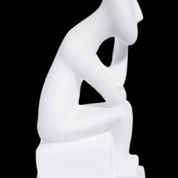 Thinker greek cycladic art statue 2