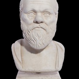 Socrates greek plaster bust statue 1