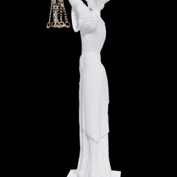 Themis the greek goddess of justice greek alabaster statue 2