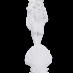 Aphrodite on a shell greek alabaster statue 2