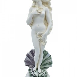 Aphrodite on a shell, Birth of Venus, Greek alabaster statue 1