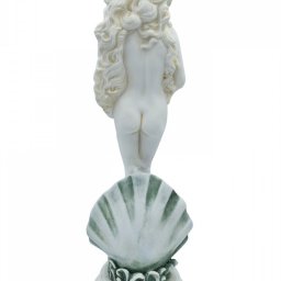 Aphrodite on a shell, Birth of Venus, Greek alabaster statue 3