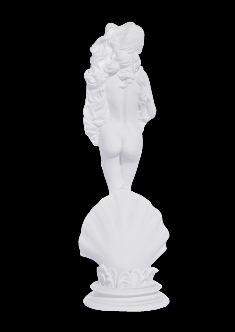 Aphrodite on a shell greek alabaster statue