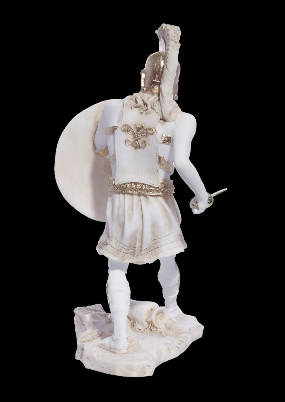 Warrior greek alabaster statue